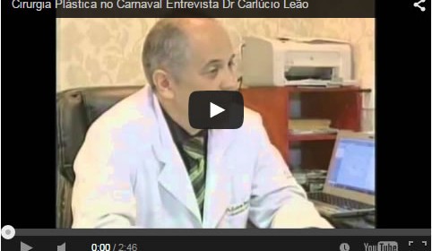 Dr. Carlúcio em entrevista sobre cirurgia plástica